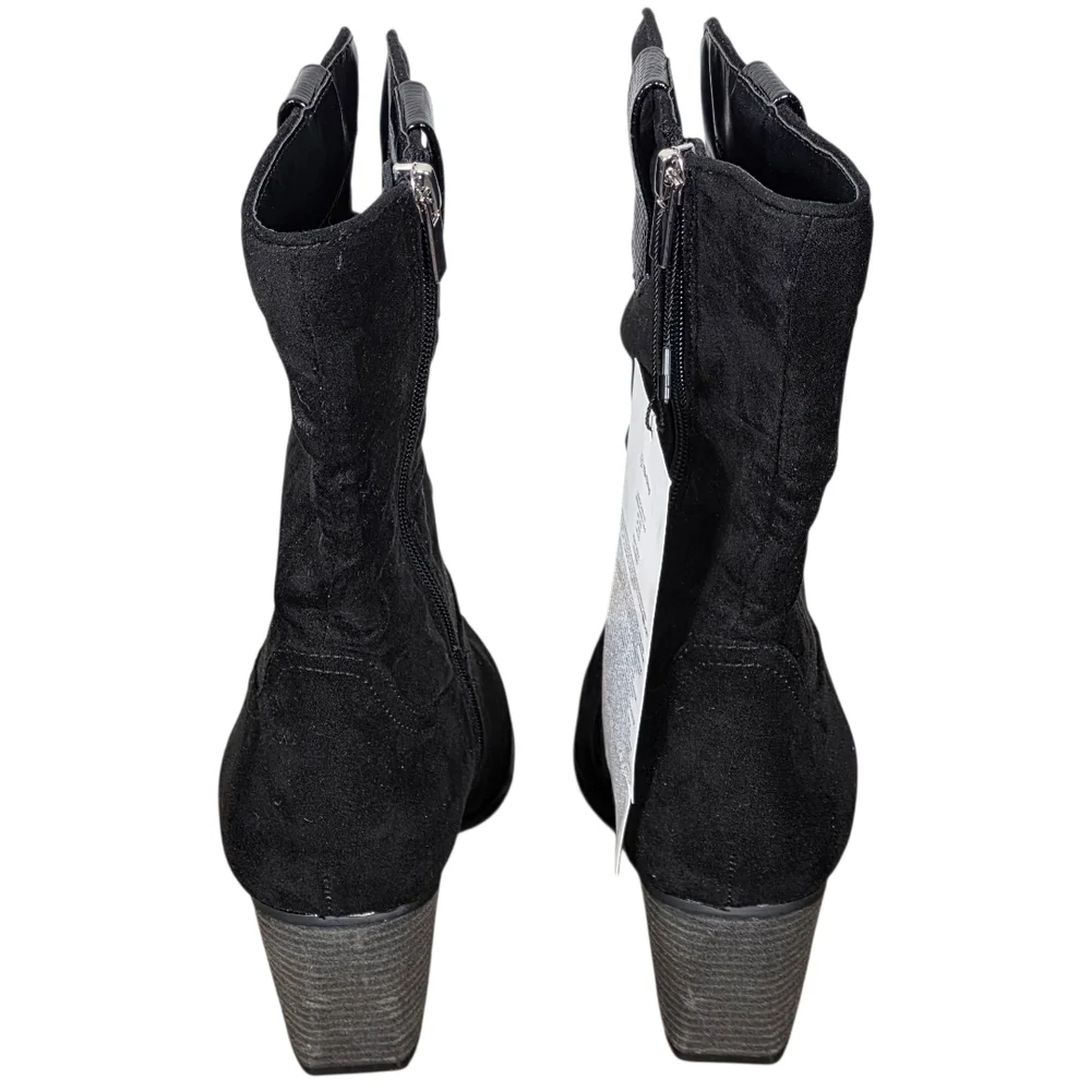 The Drop Sandra Heeled Cowboy Boots SZ 8.5 - Picture 3 of 5